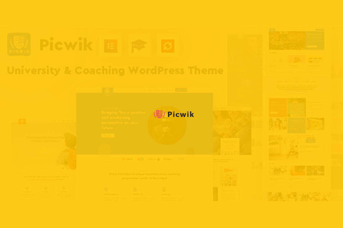 Picwik University & Coaching WordPress Theme