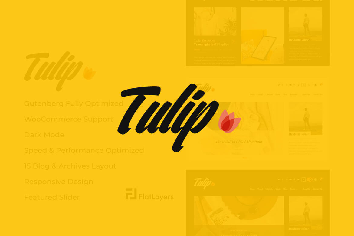 Tulip Blog WordPress Theme